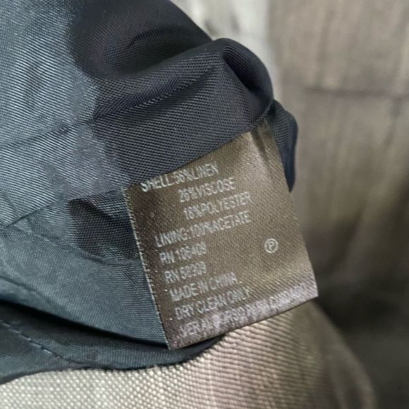 ANTONIO MELANI Peplum Gray Short Sleeve Shift Dress - Picture 7 of 9